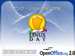 Presentazione Linux Day 2006