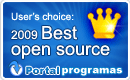 PortalProgramas.com awards us Best Open Source 2009
