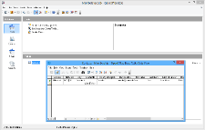 Obrazovka Apache OpenOffice Base